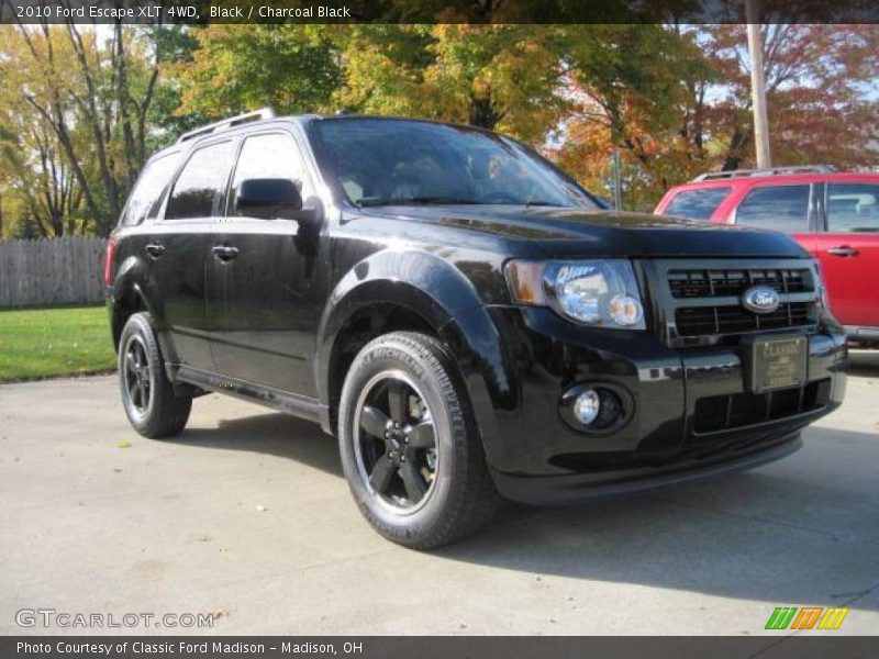 Black / Charcoal Black 2010 Ford Escape XLT 4WD