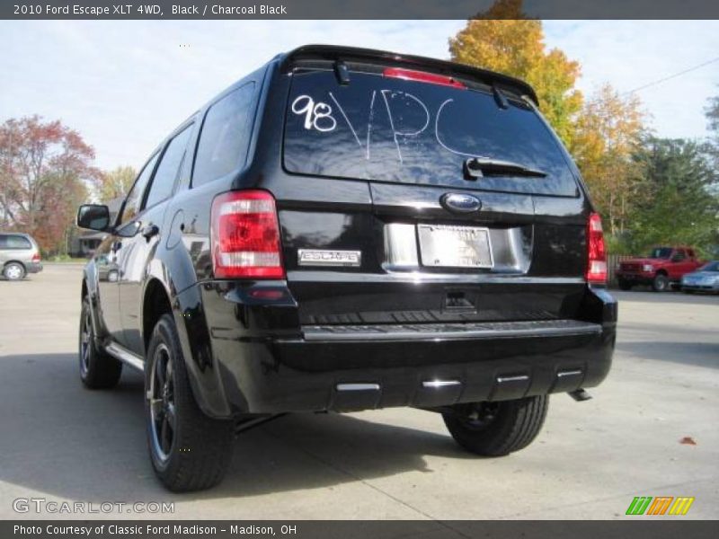 Black / Charcoal Black 2010 Ford Escape XLT 4WD