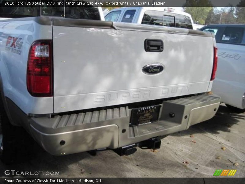 Oxford White / Chaparral Leather 2010 Ford F350 Super Duty King Ranch Crew Cab 4x4