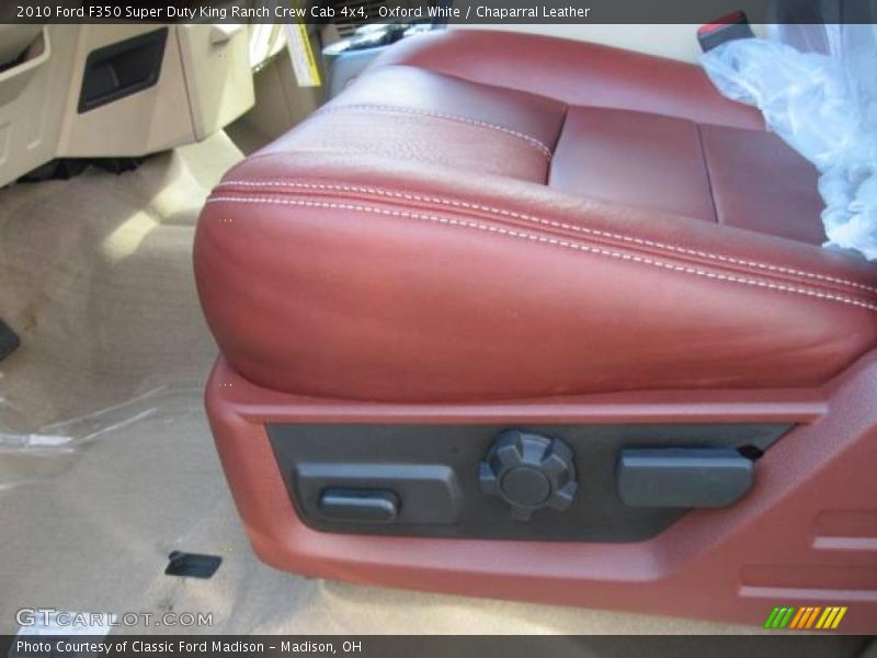 Oxford White / Chaparral Leather 2010 Ford F350 Super Duty King Ranch Crew Cab 4x4