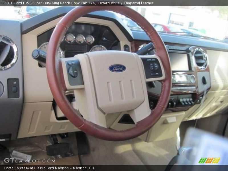 Oxford White / Chaparral Leather 2010 Ford F350 Super Duty King Ranch Crew Cab 4x4