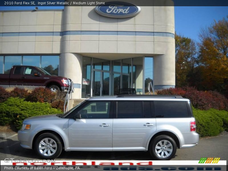 Ingot Silver Metallic / Medium Light Stone 2010 Ford Flex SE