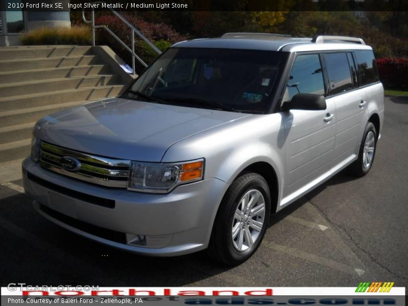 Ingot Silver Metallic / Medium Light Stone 2010 Ford Flex SE