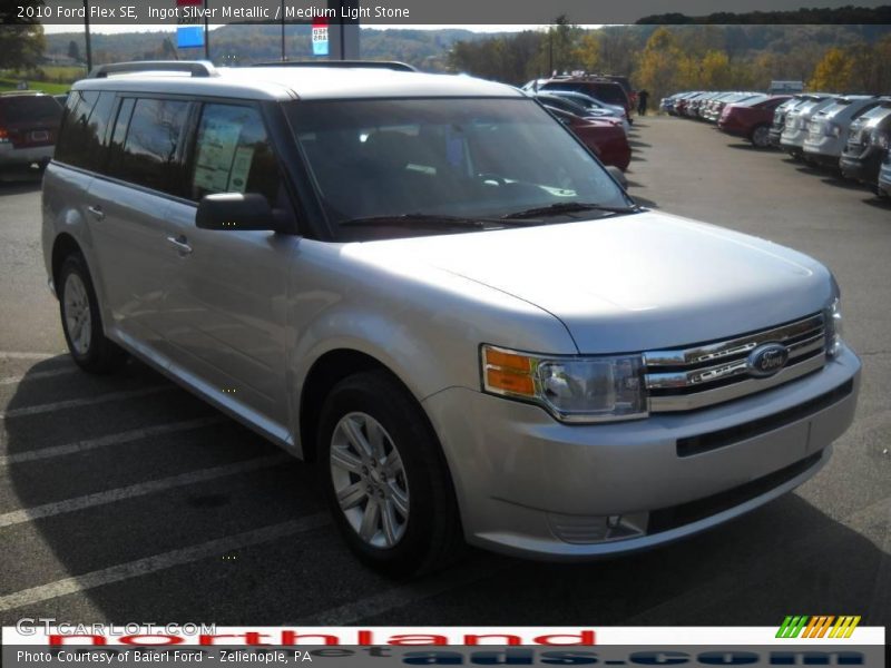 Ingot Silver Metallic / Medium Light Stone 2010 Ford Flex SE
