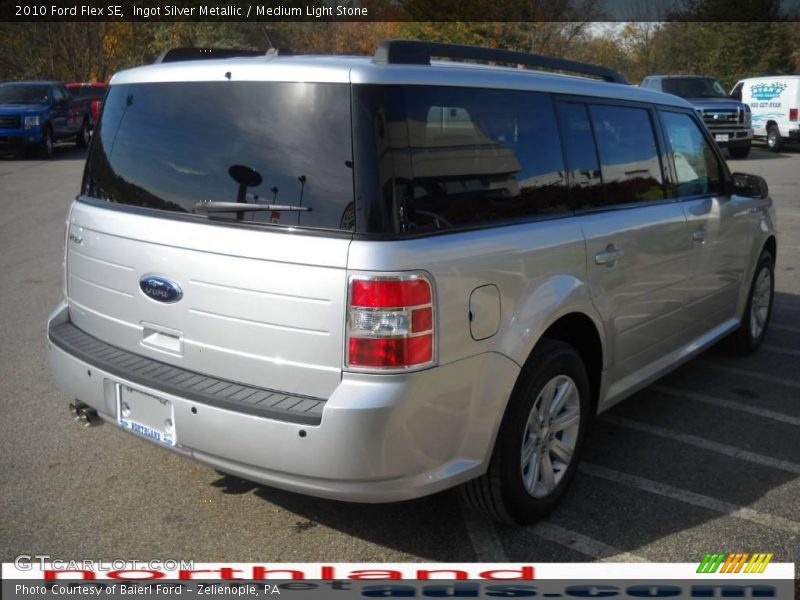 Ingot Silver Metallic / Medium Light Stone 2010 Ford Flex SE