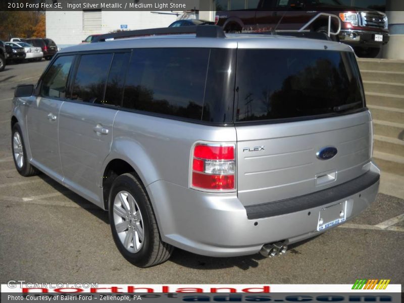 Ingot Silver Metallic / Medium Light Stone 2010 Ford Flex SE