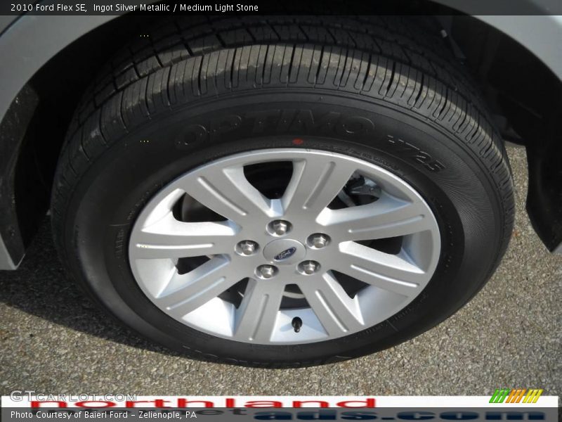 Ingot Silver Metallic / Medium Light Stone 2010 Ford Flex SE