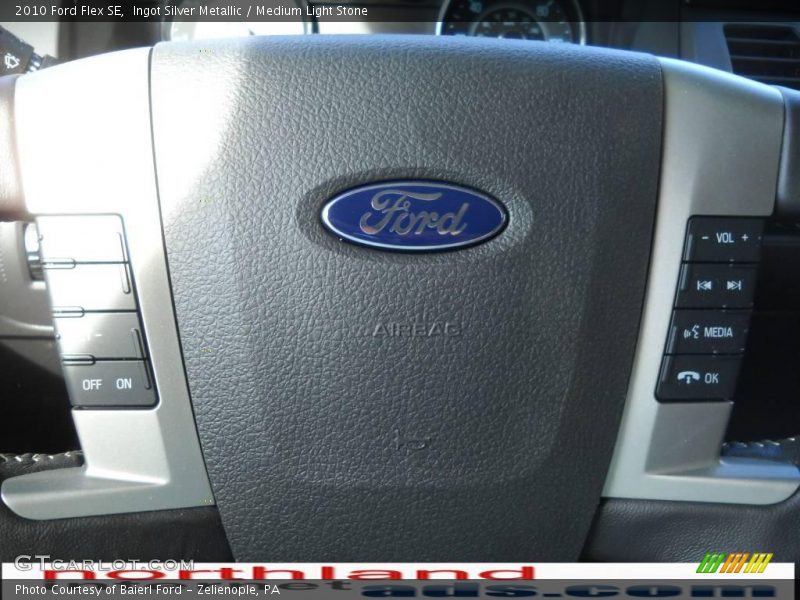 Ingot Silver Metallic / Medium Light Stone 2010 Ford Flex SE