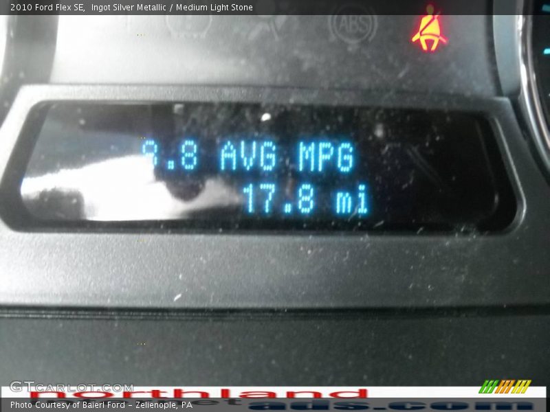 Ingot Silver Metallic / Medium Light Stone 2010 Ford Flex SE