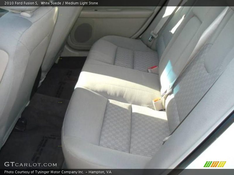 White Suede / Medium Light Stone 2010 Ford Fusion S