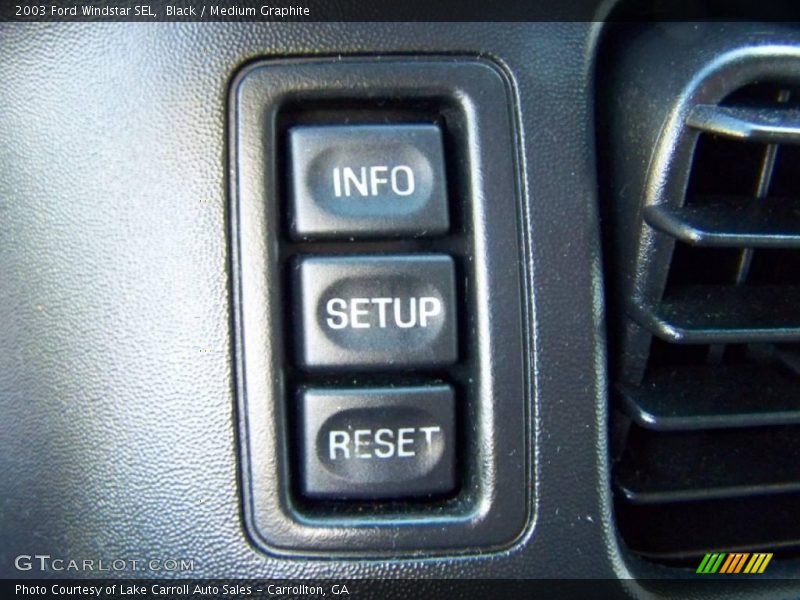 Black / Medium Graphite 2003 Ford Windstar SEL
