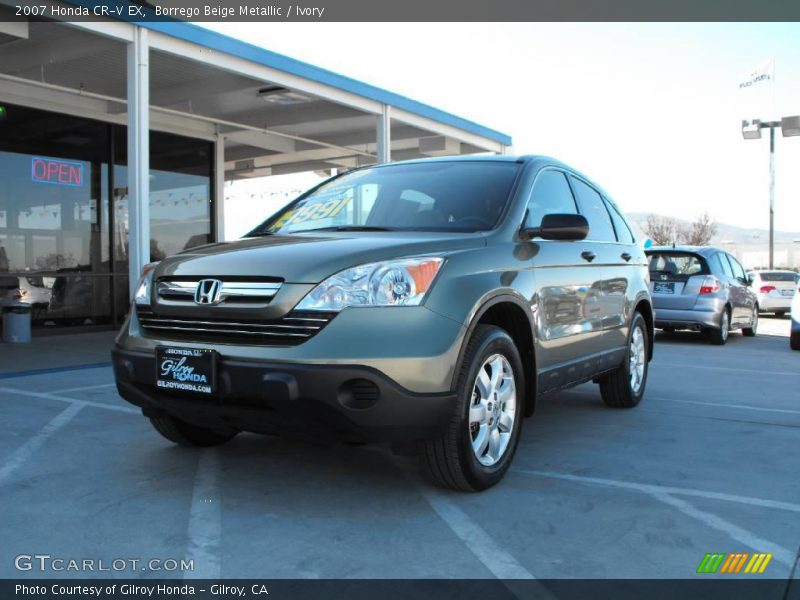 Borrego Beige Metallic / Ivory 2007 Honda CR-V EX