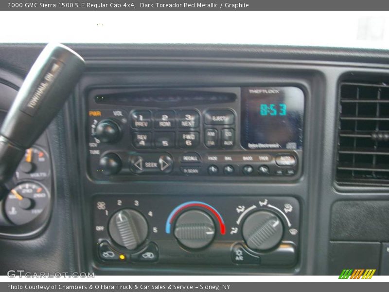 Dark Toreador Red Metallic / Graphite 2000 GMC Sierra 1500 SLE Regular Cab 4x4