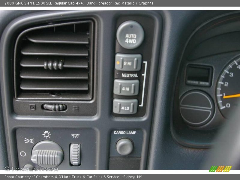 Dark Toreador Red Metallic / Graphite 2000 GMC Sierra 1500 SLE Regular Cab 4x4