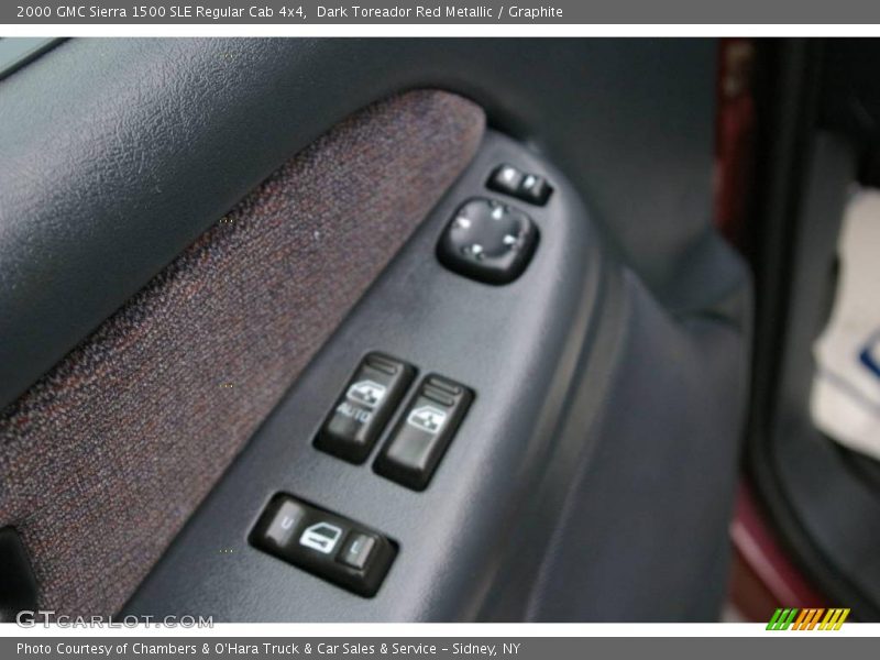 Dark Toreador Red Metallic / Graphite 2000 GMC Sierra 1500 SLE Regular Cab 4x4