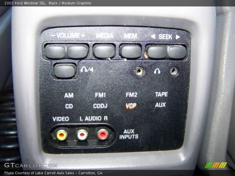 Black / Medium Graphite 2003 Ford Windstar SEL