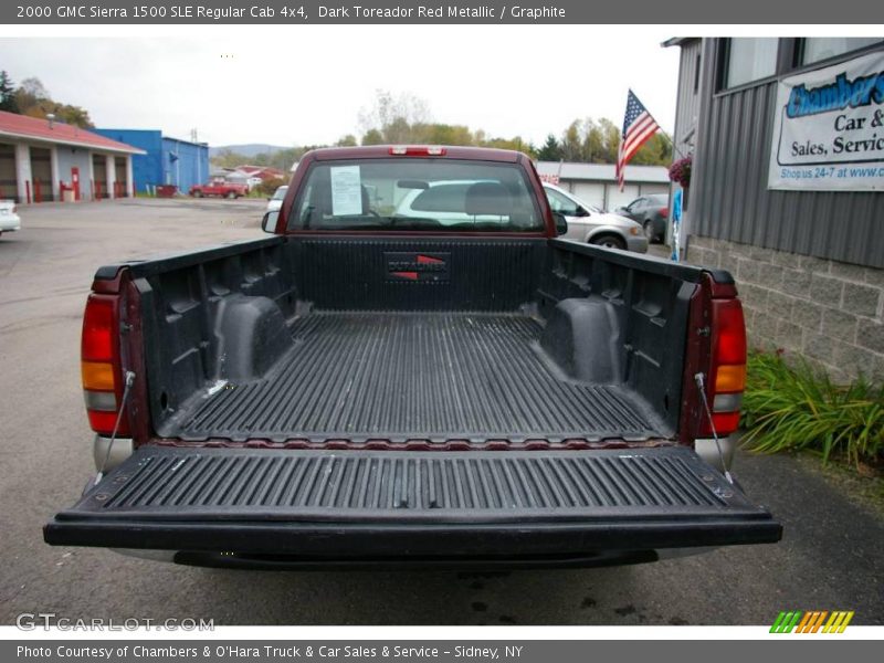 Dark Toreador Red Metallic / Graphite 2000 GMC Sierra 1500 SLE Regular Cab 4x4