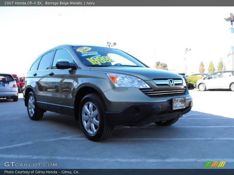 Borrego Beige Metallic / Ivory 2007 Honda CR-V EX