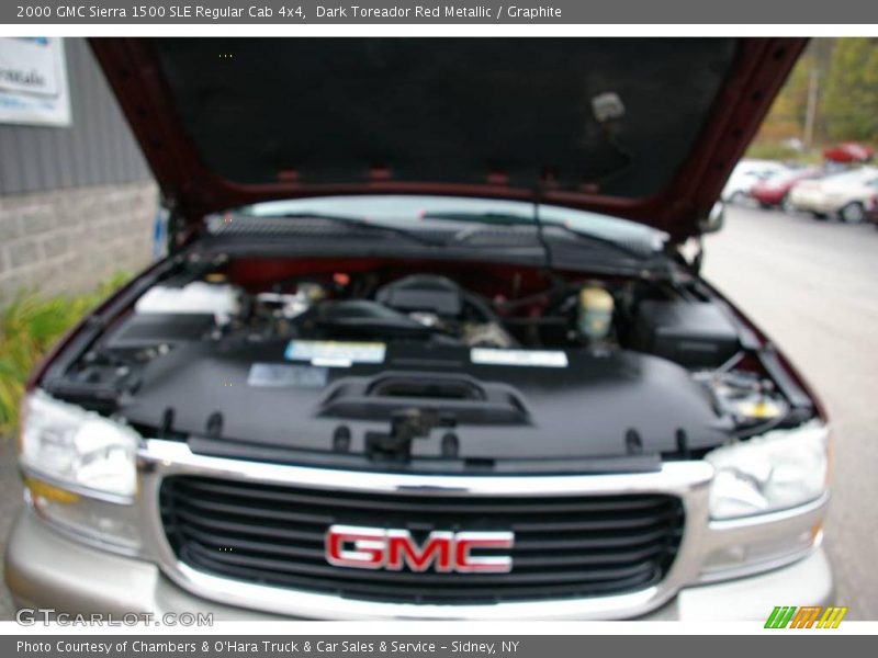 Dark Toreador Red Metallic / Graphite 2000 GMC Sierra 1500 SLE Regular Cab 4x4