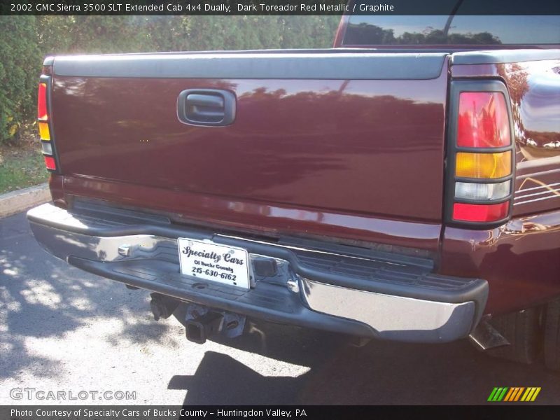 Dark Toreador Red Metallic / Graphite 2002 GMC Sierra 3500 SLT Extended Cab 4x4 Dually