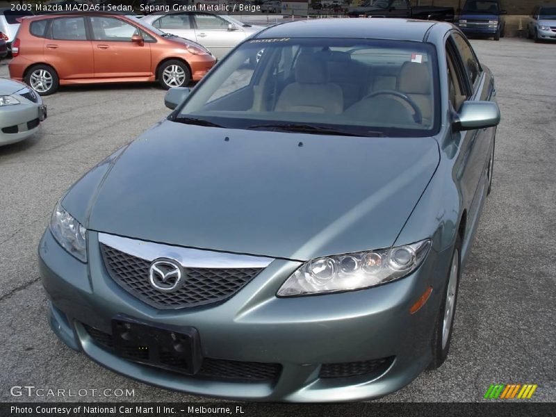 Sepang Green Metallic / Beige 2003 Mazda MAZDA6 i Sedan