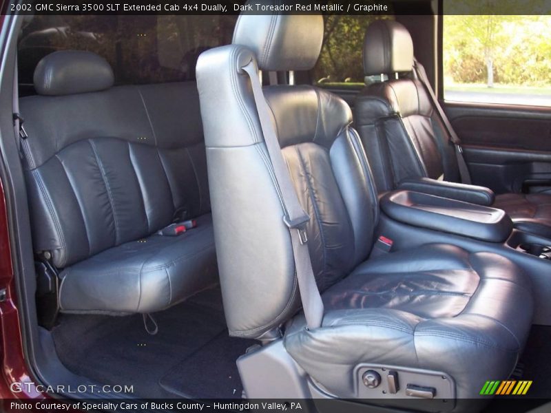 Dark Toreador Red Metallic / Graphite 2002 GMC Sierra 3500 SLT Extended Cab 4x4 Dually