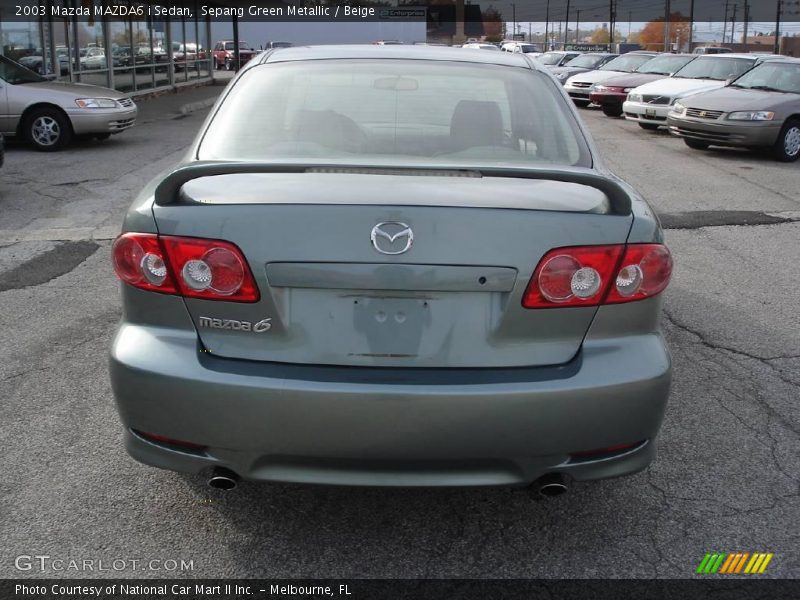 Sepang Green Metallic / Beige 2003 Mazda MAZDA6 i Sedan