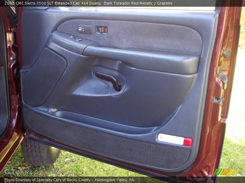Dark Toreador Red Metallic / Graphite 2002 GMC Sierra 3500 SLT Extended Cab 4x4 Dually