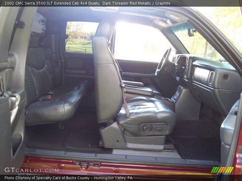 Dark Toreador Red Metallic / Graphite 2002 GMC Sierra 3500 SLT Extended Cab 4x4 Dually