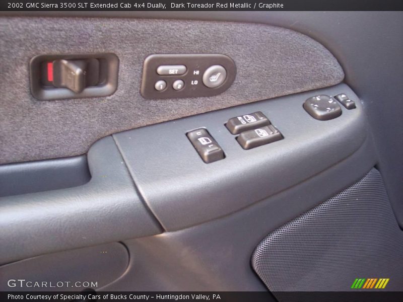 Dark Toreador Red Metallic / Graphite 2002 GMC Sierra 3500 SLT Extended Cab 4x4 Dually
