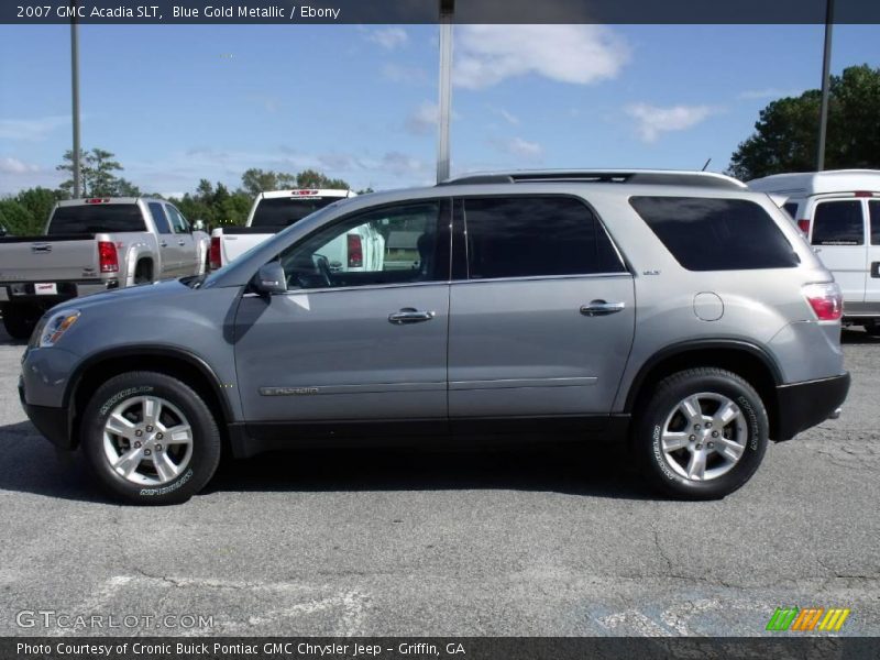 Blue Gold Metallic / Ebony 2007 GMC Acadia SLT