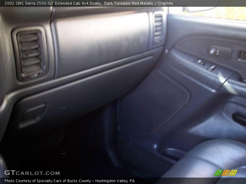 Dark Toreador Red Metallic / Graphite 2002 GMC Sierra 3500 SLT Extended Cab 4x4 Dually