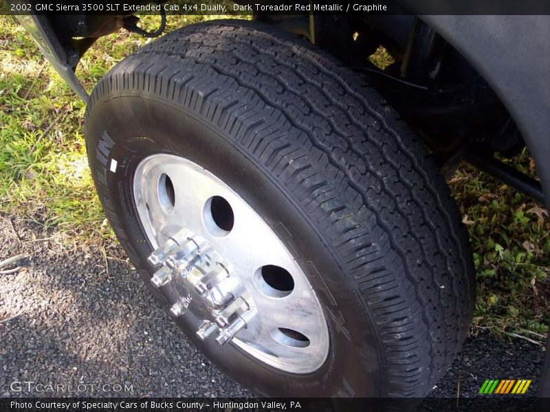 Dark Toreador Red Metallic / Graphite 2002 GMC Sierra 3500 SLT Extended Cab 4x4 Dually