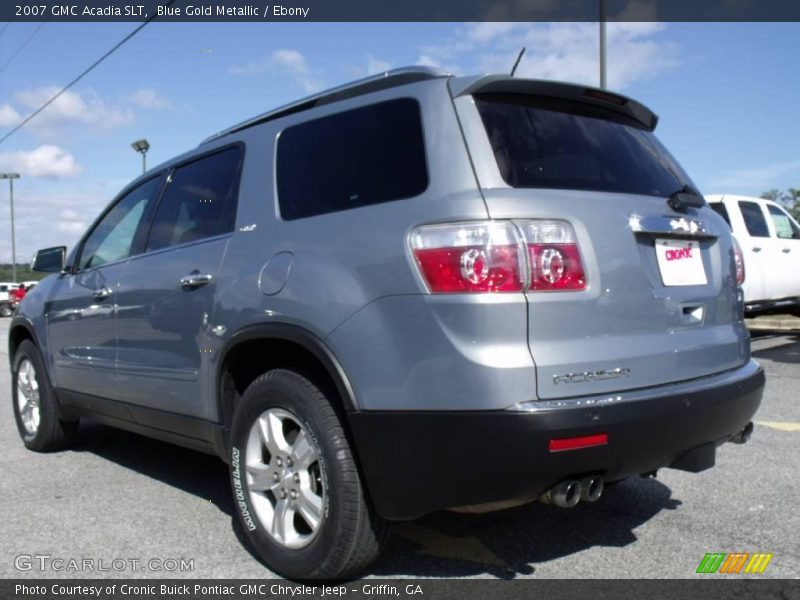 Blue Gold Metallic / Ebony 2007 GMC Acadia SLT