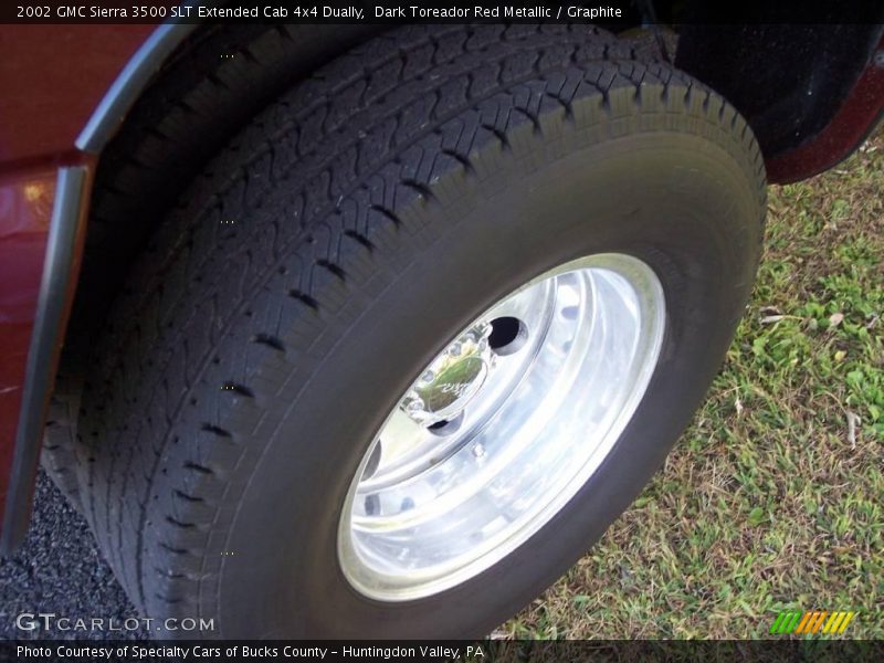 Dark Toreador Red Metallic / Graphite 2002 GMC Sierra 3500 SLT Extended Cab 4x4 Dually