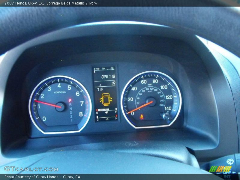 Borrego Beige Metallic / Ivory 2007 Honda CR-V EX