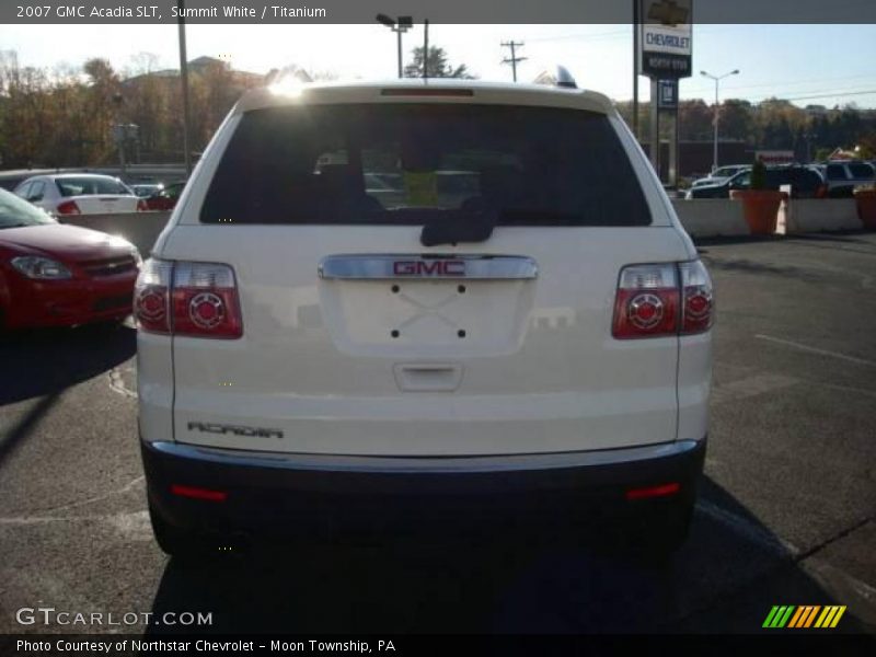 Summit White / Titanium 2007 GMC Acadia SLT