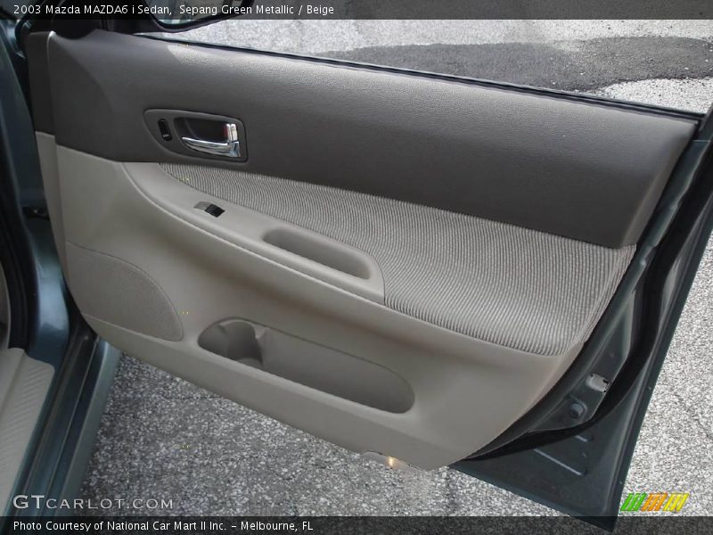 Sepang Green Metallic / Beige 2003 Mazda MAZDA6 i Sedan