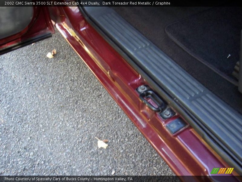 Dark Toreador Red Metallic / Graphite 2002 GMC Sierra 3500 SLT Extended Cab 4x4 Dually
