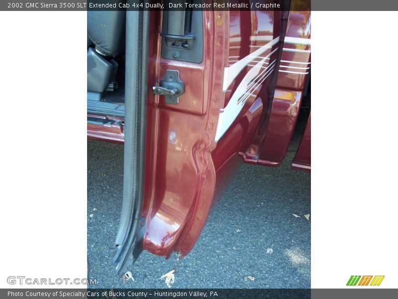 Dark Toreador Red Metallic / Graphite 2002 GMC Sierra 3500 SLT Extended Cab 4x4 Dually