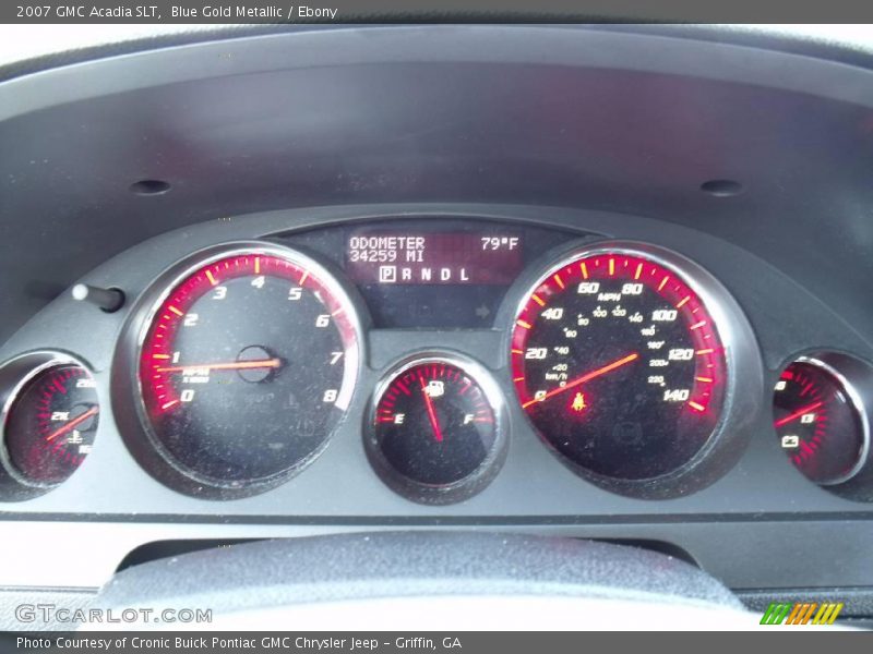 Blue Gold Metallic / Ebony 2007 GMC Acadia SLT