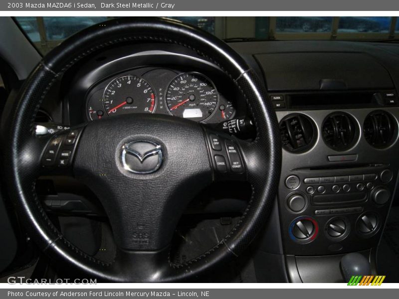 Dark Steel Metallic / Gray 2003 Mazda MAZDA6 i Sedan