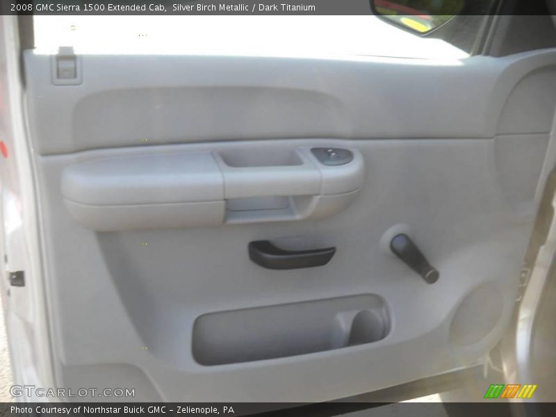 Silver Birch Metallic / Dark Titanium 2008 GMC Sierra 1500 Extended Cab