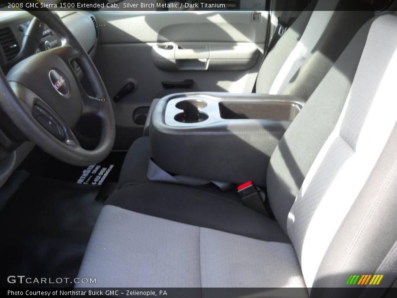 Silver Birch Metallic / Dark Titanium 2008 GMC Sierra 1500 Extended Cab