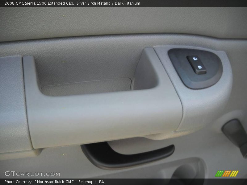 Silver Birch Metallic / Dark Titanium 2008 GMC Sierra 1500 Extended Cab