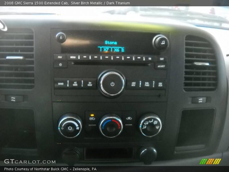 Silver Birch Metallic / Dark Titanium 2008 GMC Sierra 1500 Extended Cab