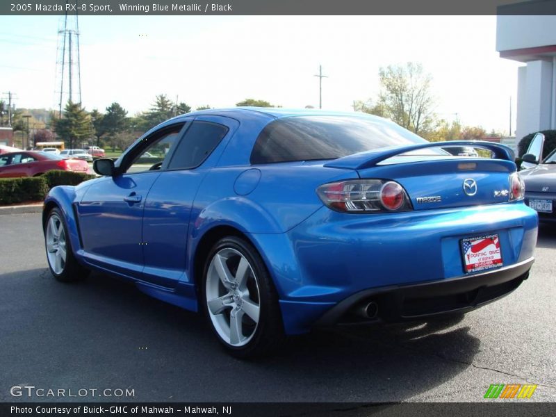 Winning Blue Metallic / Black 2005 Mazda RX-8 Sport