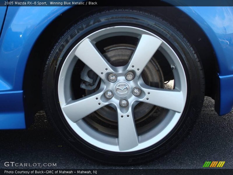 Winning Blue Metallic / Black 2005 Mazda RX-8 Sport