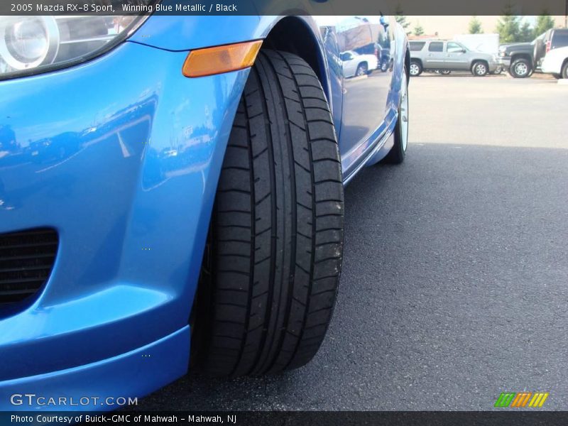 Winning Blue Metallic / Black 2005 Mazda RX-8 Sport