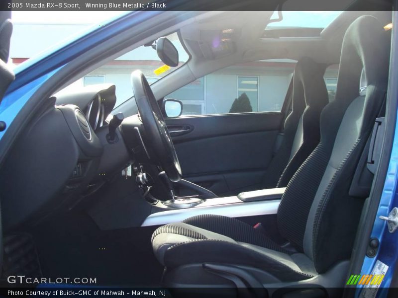 Winning Blue Metallic / Black 2005 Mazda RX-8 Sport